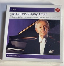 Arthur Rubinstein Plays Chopin 10 Cd SEALED Sonatas Waltzes Nocturnes Mazurkas picture
