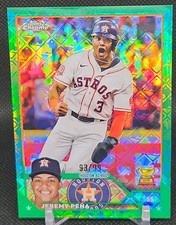 2023 Topps Chrome Jeremy Pena Logofractor Edition Green Refractor 93/99 #113 picture