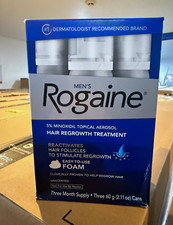 Rogaine Men’s 5% Minoxidil Foam Hair Regrowth, Unscented 3 Month Exp 2027/08 picture