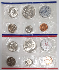 1960 US Mint Silver Mint Set - 10 BU Coins in Original Packaging picture
