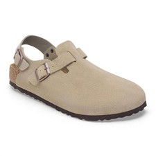 Birkenstock New w/ Box Tokio II Taupe Suede Narrow 1028323 Select Size 36 picture