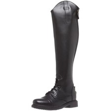 TuffRider Children's Starter Zip Field Tall Boots Black,  Kid Size 12, NEW picture