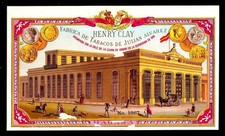 Henry Clay - Fabrica de Tabacos de Julian Alvarez - EX RARE Cigar Box Label picture
