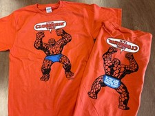 VINTAGE THE THING FANTASTIC FOUR T SHIRT L 90S MARVEL COMICS TEE NOS DEADSTOCK picture