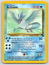 1999 POKEMON FOSSIL ARTICUNO 17/62 UNLIMITED R MP A98057 FREE S&H picture
