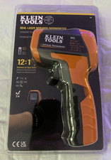 Klein Tools IR5 Dual Laser 12:1 Infrared Thermometer, Digital 1.7 oz, Orange picture