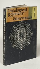 W V Quine / Ontological Relativity and Other Essays 1st Edition 1969 picture