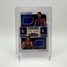 Panini 2018-19 Contenders Rookie Dual Ticket Doncic Brunson RD-LJ MEM RC picture