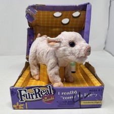 FurReal Friends Newborn Piglet Animated Sound Plush Toy Hasbro 2007 New in Box picture