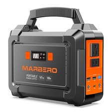 Marbero Portable Power Station 100W Camping Solar Generator 162.8Wh Power Bank picture