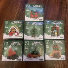 Festive 7 Pack Christmas Building Blocks Set - 2025 Winter Mini Figures picture