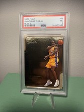 2003 Flair Shaquille O'Neal Row 1 /100 Psa 7 Pop 1 only 4 higher picture