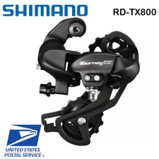 Shimano Tourney RD TX800 7 8 Speed Mountain Bike Rear Derailleur RD-TX800 Black picture