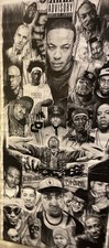 2003 Paul Stone Hip Hop Legends Door Poster 21x61 GB Eye Sealed OOP  picture