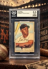 1952 Bowman Willie Mays #218 BGS 5.5 With BAS 10 Auto Centered picture