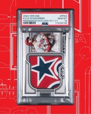 2023 Topps Tier One - Prodigious Patches Kyle Schwarber 1/1 PSA 10 picture