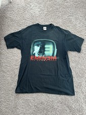 Vintage 2002 Eminem The Eminem Show Black T-Shirt Size L 100% Cotton picture