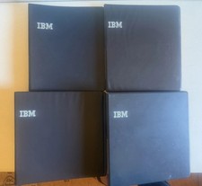 Vintage Original IBM 3 Ring Binder X 4 picture