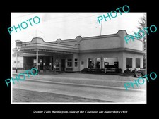 Granite Falls Washington The Chevrolet Store c1930 Old Large Historic Photo picture