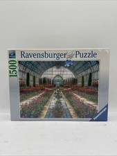 Ravensburger Jigsaw Puzzle Atrium Garden Flowers 1500 Pieces - Sealed NEW picture