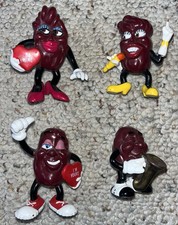 Set of 4 Vintage 1988 California Raisins Figures/Toys - EXCELLENT CONDITION picture