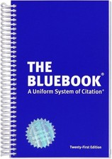 The Bluebook - A Uniform System Of Citation: 21st Edition Spiral FS picture