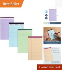 Enviroshades Assorted Recycled Legal Pads, 4 Pack, Eco-Friendly Note Taking picture
