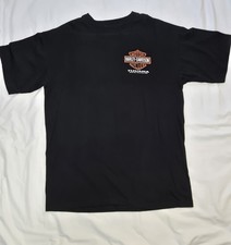 Vintage 90s Harley Davidson Tijuana Mexico T Shirt Black Size L Cronies Tag Y2K picture
