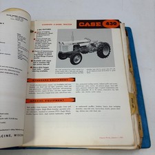 1962 J.I. Case Dealer Sales Manual Binder Tractors Farm Equipment Catalog *READ* picture