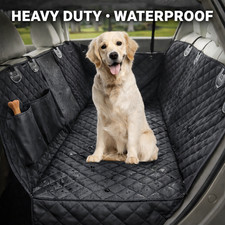 Dog Car Back Seat Cover Waterproof Nonslip Hammock w/ Side Flaps for SUV Truck picture