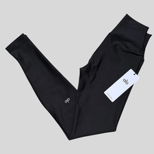 New Alo Women's 7/8 High Waist Airlift Leggings Black Size MEDIUM $134 New picture