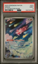 2023 Pokemon Par En-Paradox Rift #201 Minior Illustration Rare PSA 9 picture