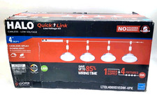 HALO QuickLink Low Voltage 6 in Selectable CCT 600 Lumens Canless LED 4 Pack NEW picture