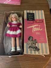 Vintage 1953 TONI Walker Doll with Original Box - MIB IDEAL Toy Co Blonde picture