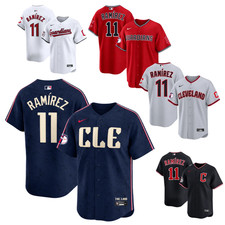 hot Cleveland Guardians Jose Ramirez #11 ALL OVER PRINT Jersey ALL SIZE S-5XL picture