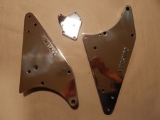PAUL DUNSTALL NORTON 810 750 COMMANDO DECIBLE MUFFLER MOUNTS ORIGINALS -POLISHED picture