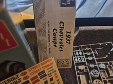 Vintage 1973 AMT 1937 Chevy Coupe 25th Anniversary 1:25 Scale Model Kit A137 NEW picture