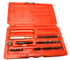 NEW Snap-on™ Master Screwdriver MAGNETIC Bit 37 Pcs Set Red Hard Case SDM400A picture