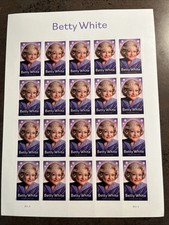 2025 #5976 Forever Betty White- Sheet of 100 mint picture