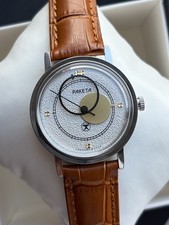 UNWORN RARE Soviet Raketa Copernicus White dial 1980s - USSR Wrist Watch picture