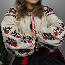 Gorgeous Ukrainian Embroidered Blouse, Elegant Vyshyvanka for Women picture