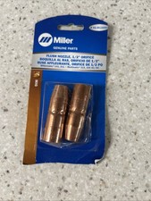 2 Miller NS-M1200C Flush Nozzles Copper Thread-On 1/2