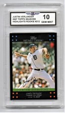 2007 TOPPS SEASON'S HIGHLIGHTS JUSTIN VERLANDER ROOKIE CARD DETROIT TIGERS P picture