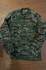 RARE Patagonia Forgeline USMC Woodland MARPAT 3S Combat Shirt Medium MARSOC picture