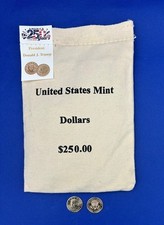 $250.00 BAG OF DONALD J TRUMP 2026 DOLLAR COIN -  picture