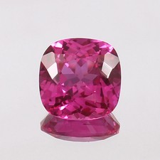 6.89 Ct Natural Flawless Pink Sapphire Cushion Cut Loose Gemstone picture