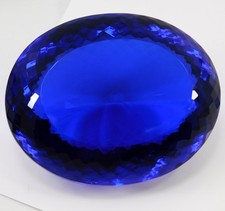 Natural 1239 Ct Mind Blowing AA+ Blue Tanzanite Oval Cut Certified Gemstone picture