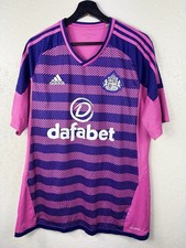 MENS ADIDAS FC SUNDERLAND 2016/2017 SOCCER FOOTBALL SHIRT JERSEY MAILLOT SIZE XL picture