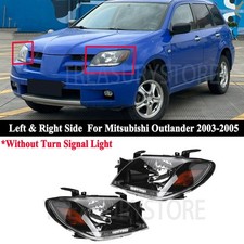 For MITSUBISHI Outlander 2003-2005 LH & RH Head Lamp Headlights Assembly W/OBulb picture