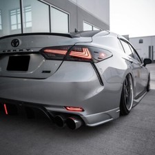 Upgrade Smoked LED Tail Lights Fits 2018-2024 Toyota Camry Sedan Rear Lights Kit picture